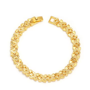 Miami gold 24K flower bracelet