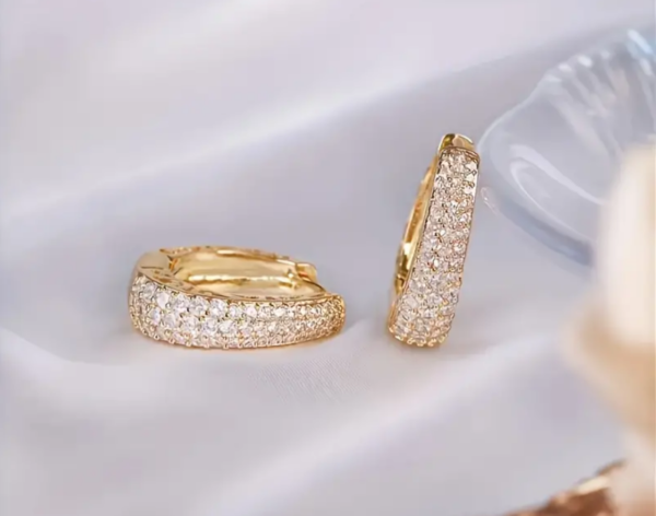 Screenshot 2024 09 02 at 17 31 05 Full Sparkling Zirconia Inlaid Golden Hoop Earrings Retro Temu