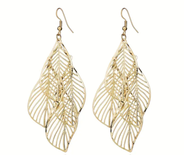 Screenshot 2024 09 02 at 17 43 08 Multi layer Hollow Leaf Pendant Golden Dangle Earrings Retro Temu