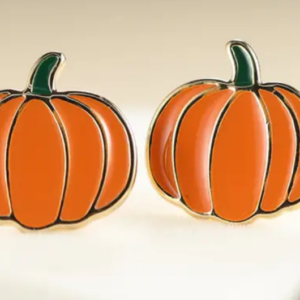 Dainty Cute Pumpkin Stud Earrings