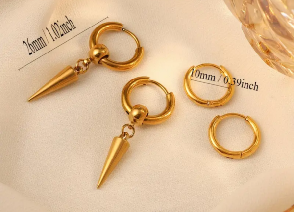 Screenshot 2024 09 02 at 18 04 01 18k Gold Plated Stainless Steel Earrings Sensual Cute Design Temu