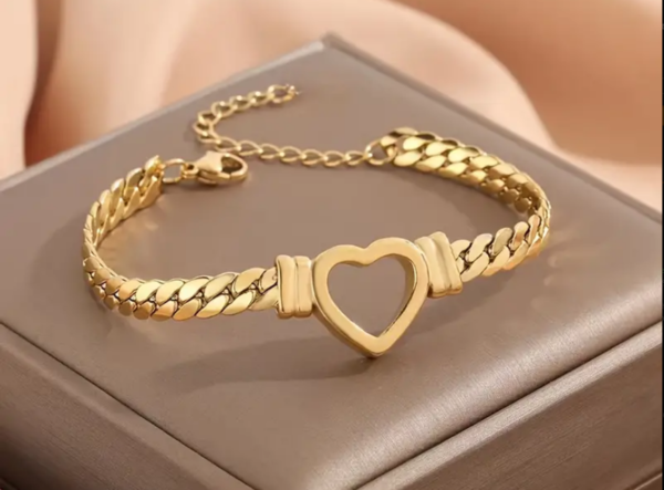 Screenshot 2024 09 02 at 19 16 58 18k Gold Plated Stainless Steel Bracelet Women Fashionable Temu